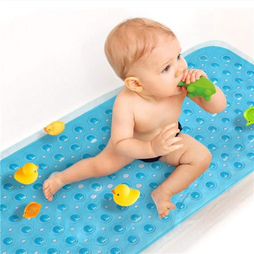 Upgrade Baby Bath Mat Non Slip Extra Long Bathtub Mat for Kids 40 X 16 Inch